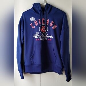 Blue Chicago Cubs Hoodie G-lll Blue 2016 World Series MLB (L)